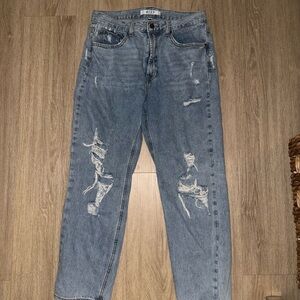 Grey Bandit Relaxed Light Blue Distressed Jeans